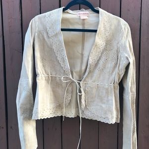 Leather Bohemian Blazer 🌿